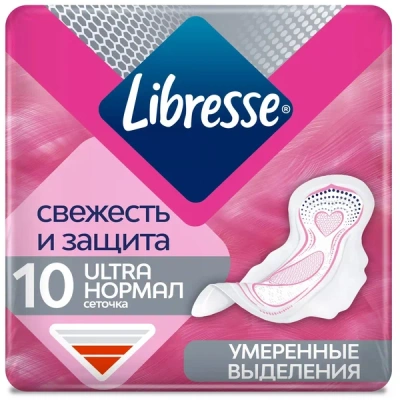 ЛИБРЕСС ПРОКЛАДКИ НАТУРАЛ УЛЬТРА НОРМАЛ КЛИП №10 фото в интернет-аптеке Склад Лекарств