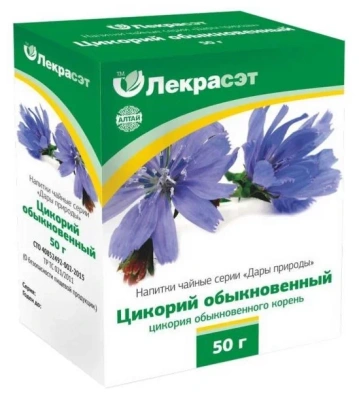 ЦИКОРИЙ КОРЕНЬ 50Г/ЛЕКРА-СЭТ/ фото в интернет-аптеке Склад Лекарств