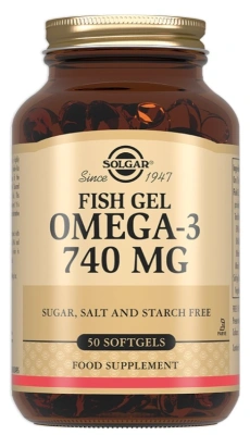 СОЛГАР РЫБИЙ ЖИР ОМЕГА-3 КАПС 740МГ №50 фото в интернет-аптеке Склад Лекарств