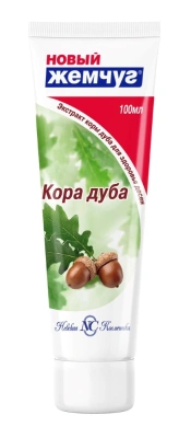 НОВЫЙ ЖЕМЧУГ З/ПАСТА КОРА ДУБА 100МЛ фото в интернет-аптеке Склад Лекарств