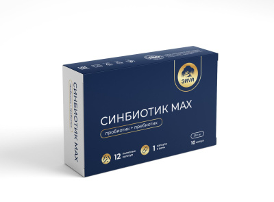 СИНБИОТИК МАХ 350МГ КАПС №10/ЭЙVА/ЭЙВА фото в интернет-аптеке Склад Лекарств