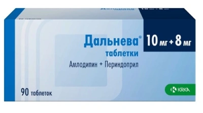 ДАЛЬНЕВА ТАБ 10 МГ+8МГ №90 фото в интернет-аптеке Склад Лекарств