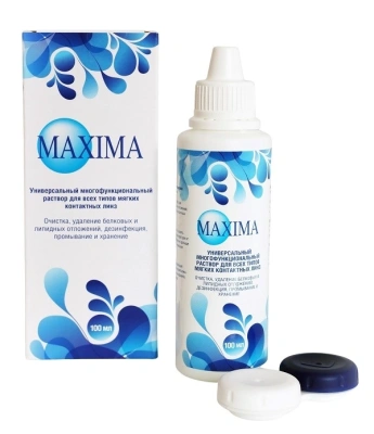 МАКСИМА Р-Р УНИВЕРСАЛЬНЫЙ Д/КОНТ ЛИНЗ С КОНТЕЙН 100МЛ фото в интернет-аптеке Склад Лекарств