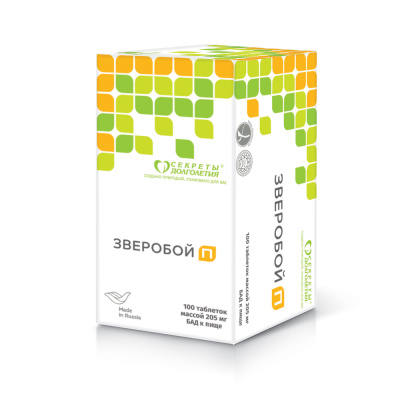 ЗВЕРОБОЙ П ТАБ205МГ №100 БАД фото в интернет-аптеке Склад Лекарств