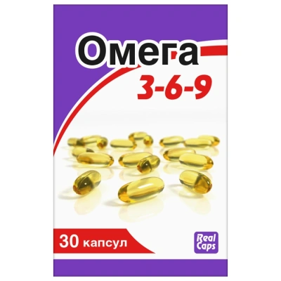 ОМЕГА 3-6-9 КАПС 1600МГ №30/РЕАЛКАПС/ фото в интернет-аптеке Склад Лекарств