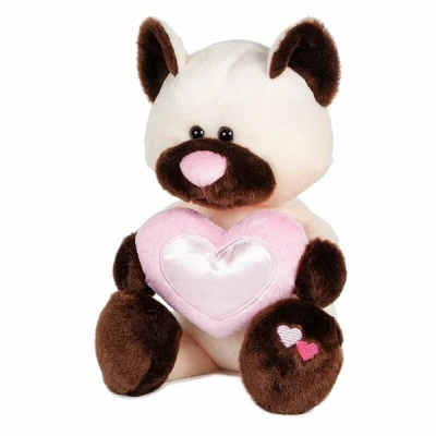 ИГРУШКА MAXI TOYS КОТИК ВЛЮБЛЕННЫЙ БЕЖЕВЫЙ 20СМ фото в интернет-аптеке Склад Лекарств