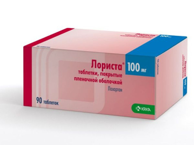 ЛОРИСТА ТАБ П/О 100МГ №90 Д фото в интернет-аптеке Склад Лекарств