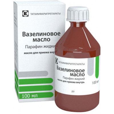 ВАЗЕЛИНОВОЕ МАСЛО Д/ПРИЕМА ВНУТРЬ 100МЛ/ТАТХИМФАРМ/ фото в интернет-аптеке Склад Лекарств