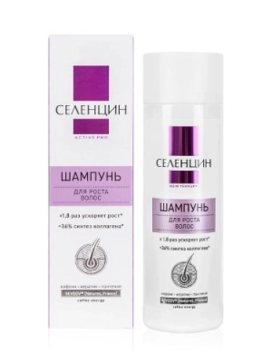 СЕЛЕНЦИН АКТИВ ПРО ШАМПУНЬ СТИМУЛИРУЮЩИЙ Д/РОСТА ВОЛОС 200МЛ фото в интернет-аптеке Склад Лекарств