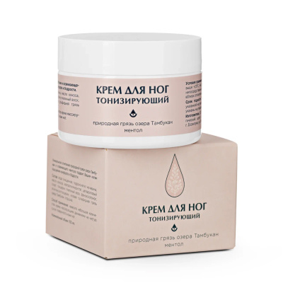 ТАМБУЭЛЬ КРЕМ ДЛЯ НОГ ТОНИЗИРУЮЩИЙ С ГРЯЗЬЮ ОЗЕРА ТАМБУКАН И МЕНТОЛОМ 100МЛ фото в интернет-аптеке Склад Лекарств