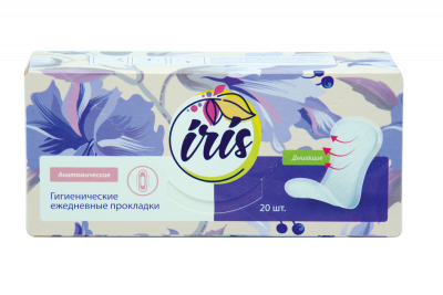 ВИВИ ПРОКЛАДКИ IRIS ЕЖЕДНЕВНЫЕ АНАТОМИЧ №20 фото в интернет-аптеке Склад Лекарств