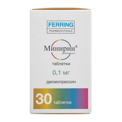 МИНИРИН ТАБ 0,1МГ №30 фото в интернет-аптеке Склад Лекарств