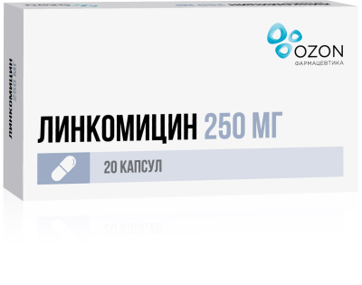 ЛИНКОМИЦИН КАПС 250МГ №20/ОЗОН/ фото в интернет-аптеке Склад Лекарств
