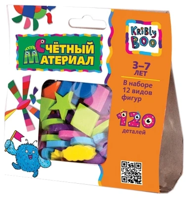 ИГРУШКА СЧЕТНЫЙ МАТЕРИАЛ 120 ДЕТАЛЕЙ фото в интернет-аптеке Склад Лекарств