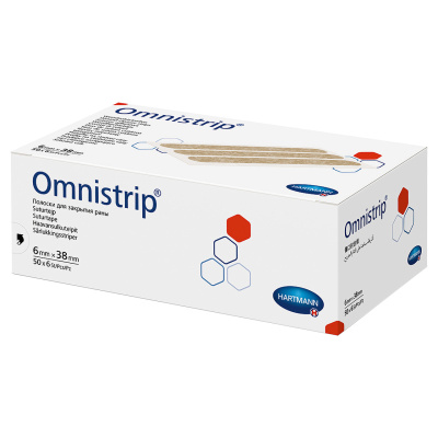 ХАРТМАНН ОМНИСТРИП ПОЛОСКИ СТ НА ПОСЛЕОПЕР ШВЫ 6Х38ММ №6 фото в интернет-аптеке Склад Лекарств