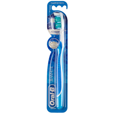 ОРАЛ-БИ З/ЩЕТКА 3D ВАЙТ ОТБЕЛИВАНИЕ СРЕДНЯЯ 40 фото в интернет-аптеке Склад Лекарств