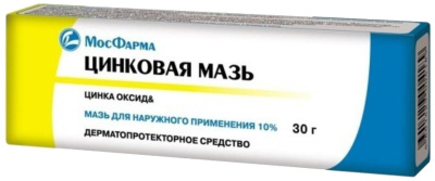 ЦИНКОВАЯ МАЗЬ 10% 30Г/МОСКОВСКАЯ/ фото в интернет-аптеке Склад Лекарств