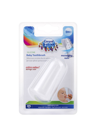 КАНПОЛ З/ЩЕТКА НА ПАЛЕЦ В КОНТЕЙНЕРЕ 0МЕС+ 56/159 фото в интернет-аптеке Склад Лекарств