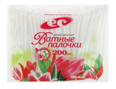 ПАЛОЧКИ ВАТНЫЕ №200 фото в интернет-аптеке Склад Лекарств