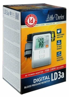 ЛИТТЛ ДОКТОР ТОНОМЕТР АВТОМАТ С БОЛЬШ МАНЖ АДАПТЕР LD-3A фото в интернет-аптеке Склад Лекарств