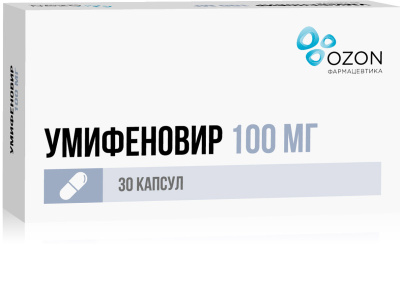 УМИФЕНОВИР КАПС 100МГ №30/ОЗОН/ фото в интернет-аптеке Склад Лекарств