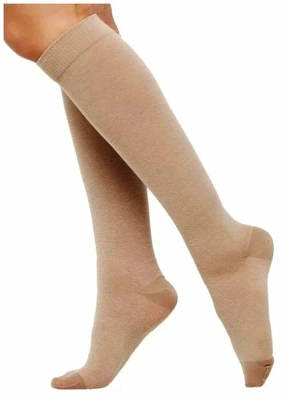 ЧУЛОК КОМПР ДО КОЛЕНА 2КЛ КРУГЛОВЯЗ Б/МЫСКА ИКРОНОЖ МЫШЦА 33-38СМ АРТ Г2-К КРЕМОВЫЙ Р1 фото в интернет-аптеке Склад Лекарств