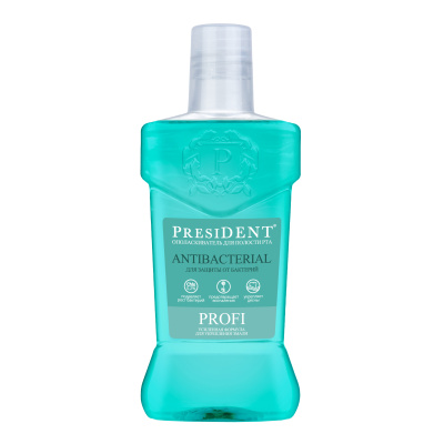 ПРЕЗИДЕНТ ОПОЛАСКИВАТЕЛЬ АНТИБАКТЕРИАЛЬНЫЙ 250МЛ фото в интернет-аптеке Склад Лекарств