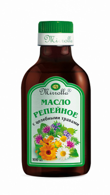 РЕПЕЙНОЕ МАСЛО С ЦЕЛЕБНЫМИ ТРАВАМИ 100МЛ/МИРРОЛЛА/ фото в интернет-аптеке Склад Лекарств