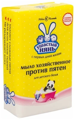 НЕВСКАЯ КОСМЕТИКА УШАСТЫЙ НЯНЬ МЫЛО ХОЗ ПРОТИВ ПЯТЕН 180Г фото в интернет-аптеке Склад Лекарств