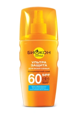 БИОКОН СПРЕЙ СОЛНЦЕЗАЩИТНЫЙ ДЛЯ ВСЕЙ СЕМЬИ SPF60 160МЛ фото в интернет-аптеке Склад Лекарств