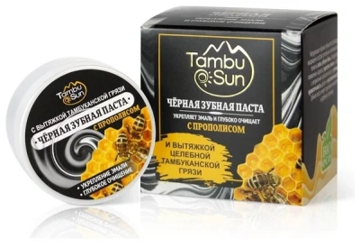ТАМБУСАН З/ПАСТА ЧЕРНАЯ С ПРОПОЛИСОМ 50МЛ фото в интернет-аптеке Склад Лекарств