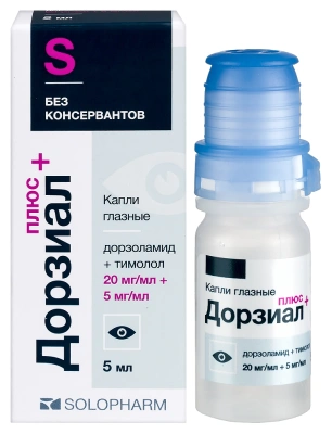 ДОРЗИАЛ ПЛЮС КАПЛИ ГЛАЗНЫЕ 20МГ/МЛ+5МГ/МЛ ФЛ 0,4МЛ №10/ГРОТЕКС/ фото в интернет-аптеке Склад Лекарств