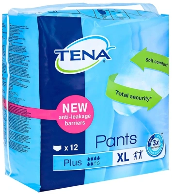 ТЕНА ТРУСЫ ДЛЯ ВЗР ПАНТС ПЛЮС XL №12 фото в интернет-аптеке Склад Лекарств