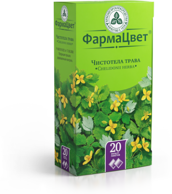 ЧИСТОТЕЛА ТРАВА Ф/П 1,5Г №20/КРАСНОГОРСКЛЕКСРЕДСТВА/ фото в интернет-аптеке Склад Лекарств