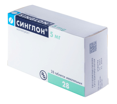 СИНГЛОН ТАБ ЖЕВ 5МГ №28 Д фото в интернет-аптеке Склад Лекарств