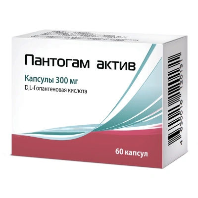 ПАНТОГАМ АКТИВ КАПС 300МГ №60 фото в интернет-аптеке Склад Лекарств