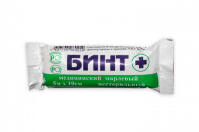 БИНТ МЕД Н/СТ ИНД УП 5Х10СМ/МЕДОПТОРГ/ фото в интернет-аптеке Склад Лекарств