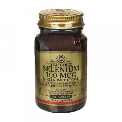 СОЛГАР СЕЛЕН ТАБ 100МКГ №100 фото в интернет-аптеке Склад Лекарств