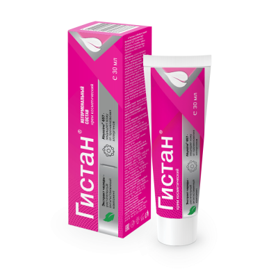 ГИСТАН КРЕМ КОСМЕТИЧЕСКИЙ АНТИГИСТАМИННЫЙ 30МЛ фото в интернет-аптеке Склад Лекарств