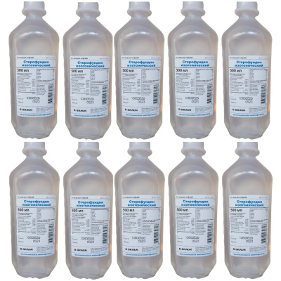 СТЕРОФУНДИН ИЗОТОНИЧЕСКИЙ Р-Р Д/ИНФ ФЛ 500МЛ №10/ГЕМАТЕК/ Д фото в интернет-аптеке Склад Лекарств