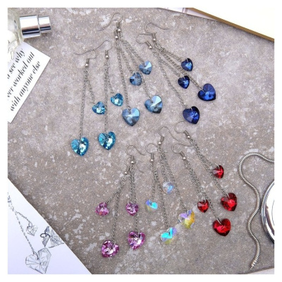 СЕРЬГИ ИЗ СТЕКЛА ЯРКИЙ ДЕНЬ фото в интернет-аптеке Склад Лекарств