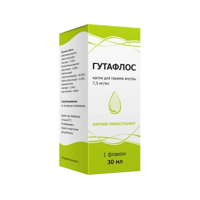 ГУТАФЛОС НАТРИЯ ПИКОСУЛЬФАТ КАПЛИ ВНУТРЬ 7.5МГ/МЛ ФЛ 30МЛ/ТУЛЬСКАЯ/ фото в интернет-аптеке Склад Лекарств