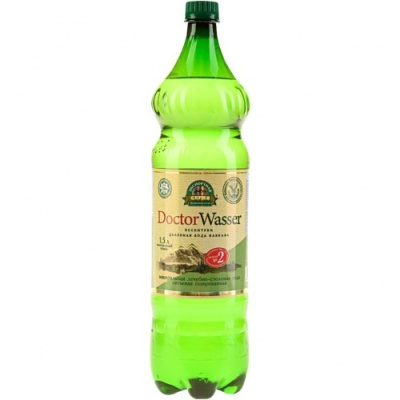 ВОДА ДОКТОР ВАССЕР №2 МИН ПИТЬЕВАЯ ГАЗ ПЭТ 1,5Л фото в интернет-аптеке Склад Лекарств