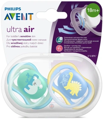 АВЕНТ ПУСТЫШКА СИЛИКОНОВАЯ ULTRA AIR Д/МАЛЬЧИКОВ 18МЕС №2 SCF349/11 фото в интернет-аптеке Склад Лекарств